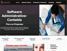Tablet Screenshot of pcsolutions.com.gt